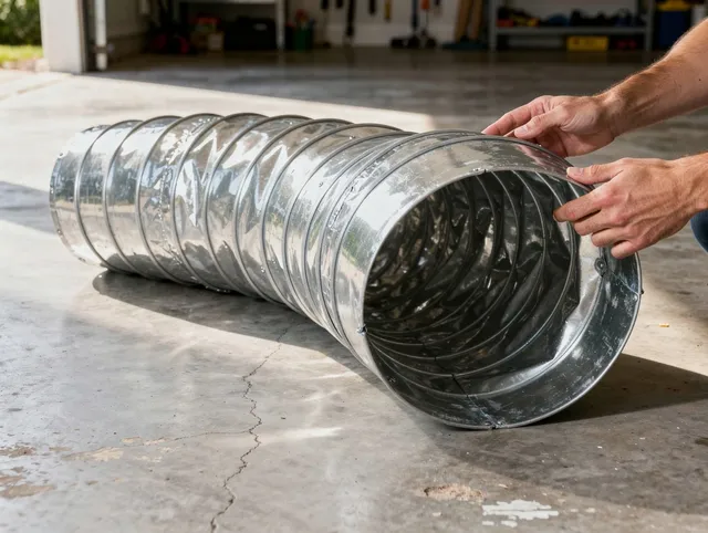 Monterey Park Dryer Vent Cleaning specialist using advanced equipment for thorough duct cleaning in Monterey Park