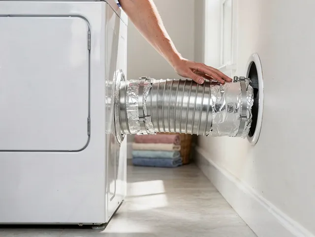 Professional dryer vent hose installation by Monterey Park Dryer Vent Cleaning in Monterey Park