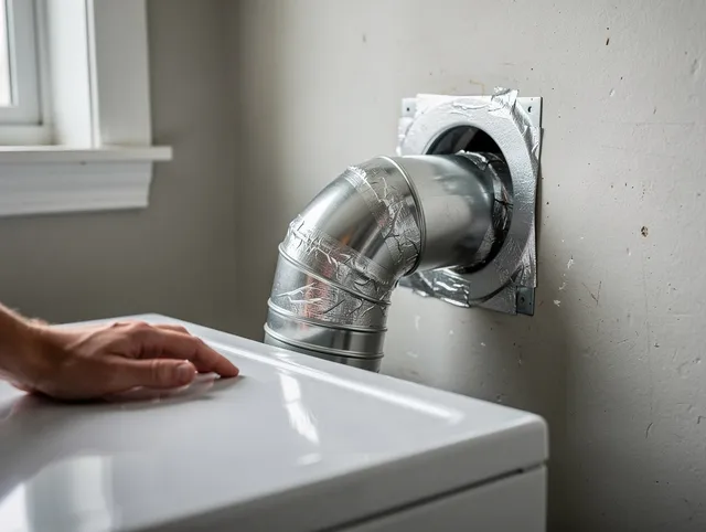 Monterey Park Dryer Vent Cleaning expert performing professional dryer vent repair and installation in Monterey Park