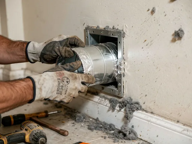 Professional dryer vent repair and installation by Monterey Park Dryer Vent Cleaning in Monterey Park